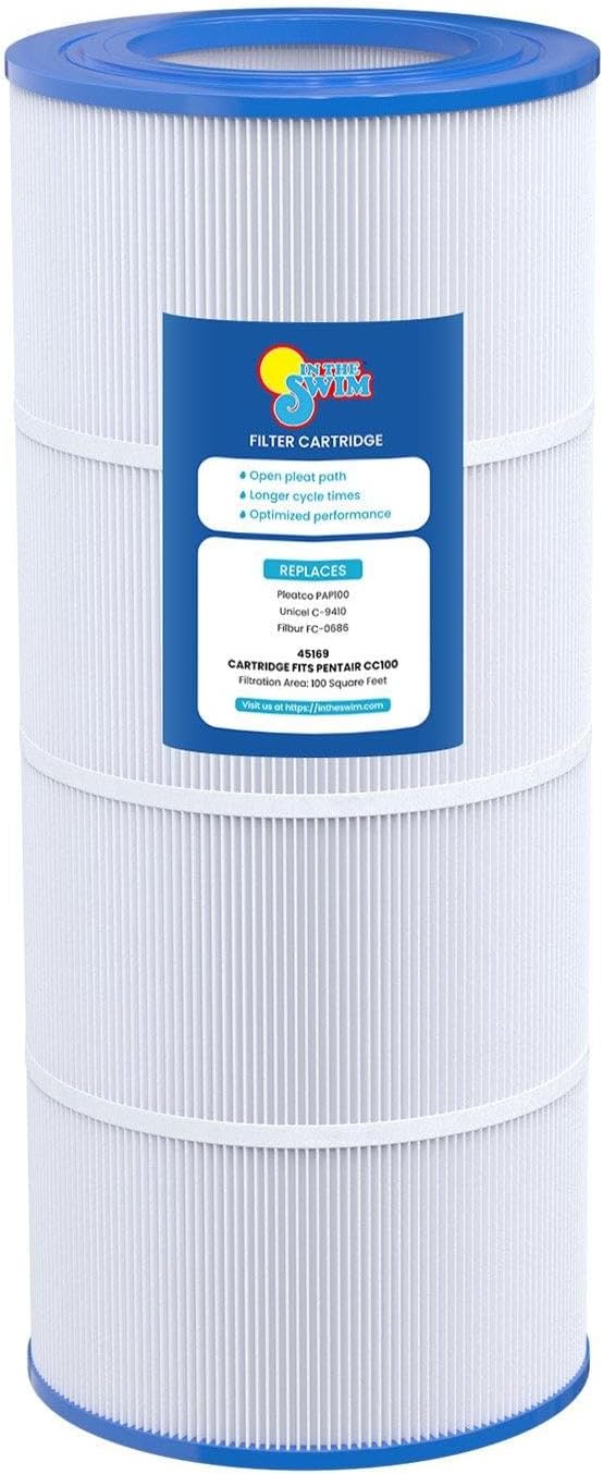 In The Swim Standard Pool Filter Cartridge Replacement for Pentair Clean and Clear 100 Predator CC100 Filter