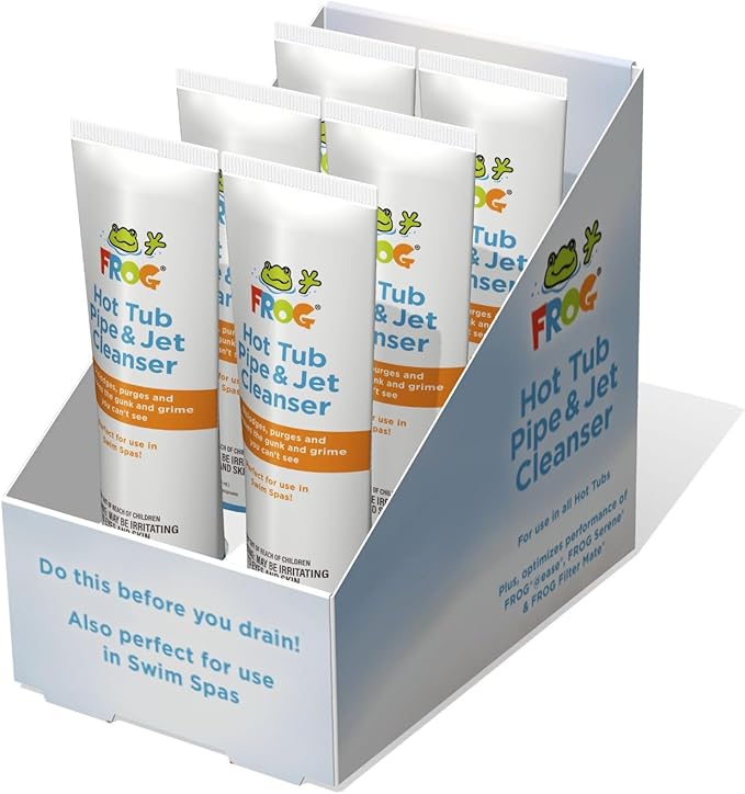 FROG @Ease Floating System and Pipe & Jet Cleanser for Swim Spas - Self-Regulating Swim Spa Sanitizer and Deep Clean Purge - Sanitizing Minerals & SmartChlor Technology - Fresh Start Bundle