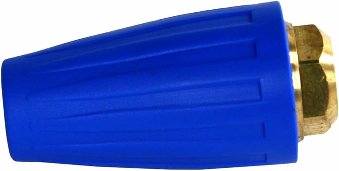 Erie Tools Alloy Steel Pressure Washer Rotating Turbo Nozzle 4,000 PSI, 3.0 Orifice, 3.0 GPM with 1/4" Quick Connect Plug