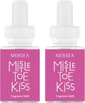 Pura & Mersea Home Scent Refill - Smart Home Air Diffuser Fragrance - Provides Hours of Luxury Fragrance - Household Essential - Clean & Safe Diffuser - 2 Pack - Mistletoe Kiss