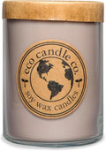ECO CANDLE CO. Recycled Candle, Bonfire, 18 oz. - Scents of Smoldering Wood, Smoke, & Incense - 100% Soy Wax, No Lead, Kraft Paper Label & Lid, Hand Poured, Phthalate Free, Midwest Grown Soybeans