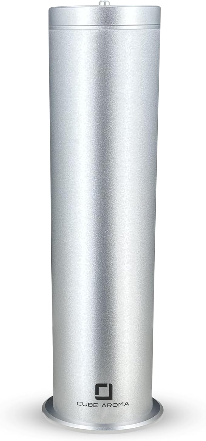 CA-1200 Silver Diffuser w/Fragrance- Aromatherapy Diffuser - Essential Oil Fragrance Diffuser - Smartphone Control - Timer - Adjustable Mist Intensity - Perfect for Home & Office
