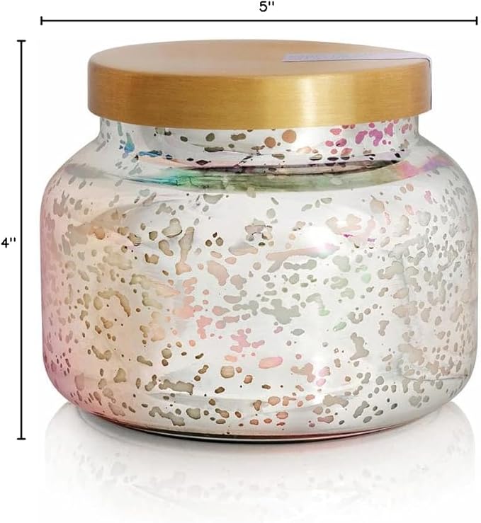 Capri Blue Mercury Iridescent Scented Candles for Home - Long Lasting Decorative Jar Luxury Candles - Gifts for Women & Men - Soy Wax Blend - (Havana Vanilla, 28 oz)