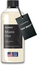 Scentia Miami One Aroma Oil 500 ml 16.9 fl oz – Aromatherapy Fragrance oil Inspired by 1 Hotel® Miami Beach – Lemon & Sandalwood Luxury Blend for HVAC and Waterless Diffusers –Holiday & Christmas Gift