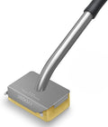 Steam Grill Brush-Grill Brush Bristle Free,Reinforced Grill Cleaner Scraper, Aramid Fiber Twill Pads,Replaceable Head Barbecue Grill Cleaner Brush,Heat-Resistant Twill Pads & Steam Cleaning Tool