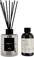 VINEVIDA Scent NO. 1110 Reed Diffuser - 120mL (4oz) - Inspired by: Downy April Fresh, Reed Diffusers for Home, Office, Bathroom, Made in USA Scent Diffuser Sticks, Room Fragrance Diffuser
