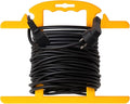 Ripeng 1 Pcs ABS Heavy Duty Extension Cord Storage Reel, Portable Christmas Light Storage Cord Organizer, Portable Hose Organizer Wrap-holds 100 Feet, H-shape Reel (Yellow)