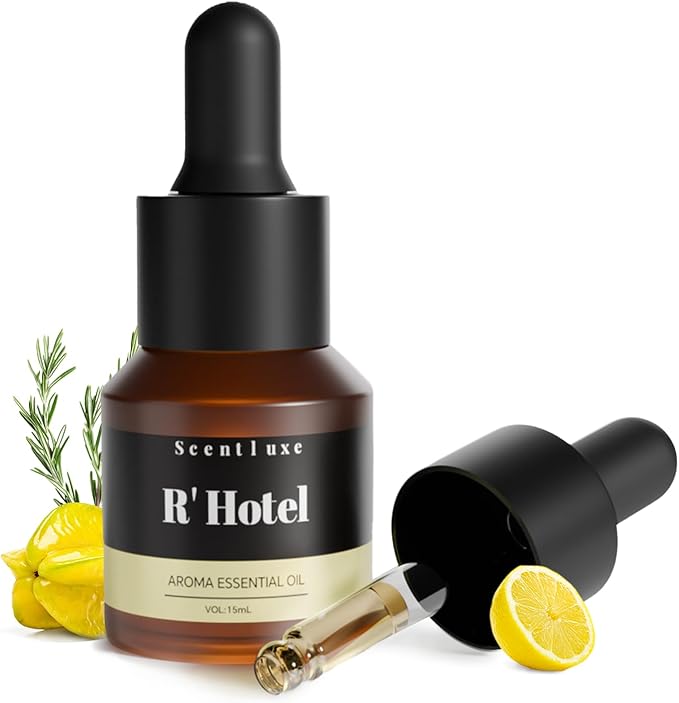 R' Hotel Diffuser Oil - Inspired by Ritz Carlton New York Scent Diffuser Oil for Home Premium Fragrance Oil for Ultrasonic and Waterless Diffusers and Crafting - 15 mL