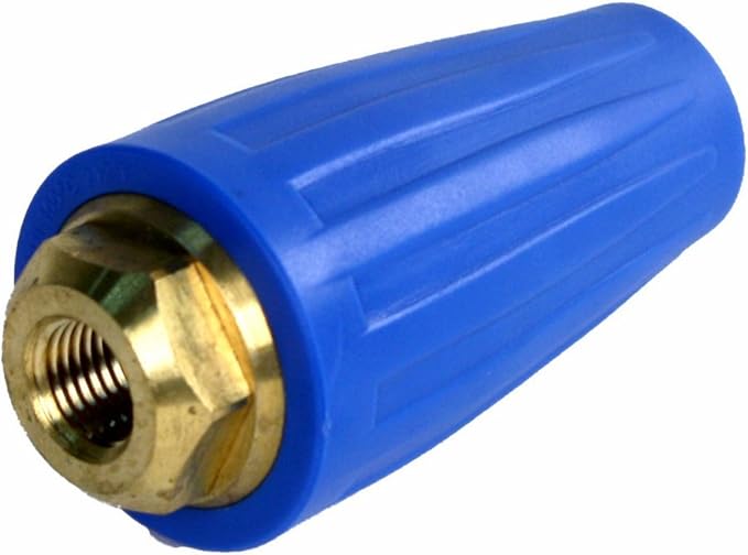 Erie Tools Alloy Steel Pressure Washer Rotating Turbo Nozzle 4,000 PSI, 3.0 Orifice, 3.0 GPM with 1/4" Quick Connect Plug
