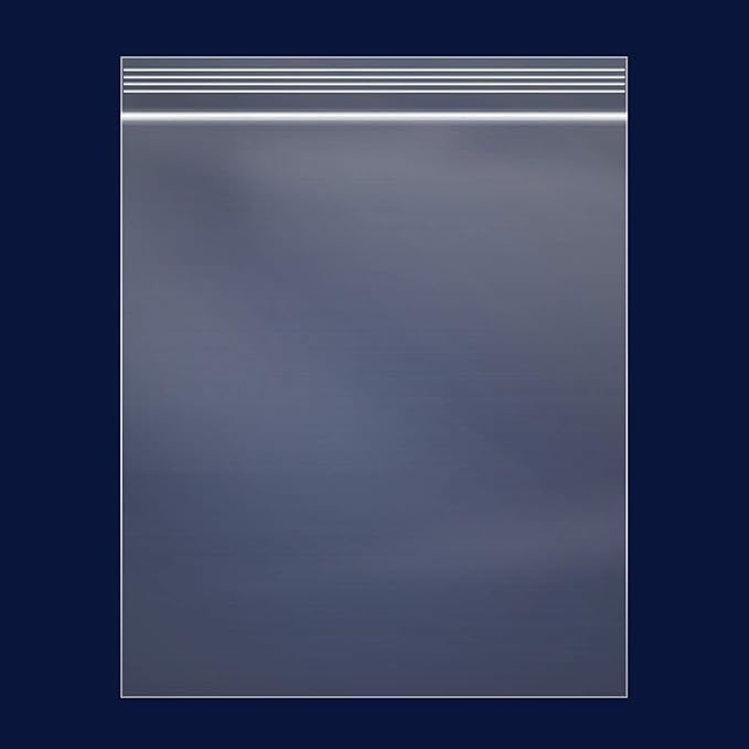iMailer - 500 Count - 8" x 10" Zip Bags - Clear Reclosable Zip Plastic Poly Bags 2 Mil with Resealable Lock Seal Zipper for Art Prints, Brochure, Photoes, Handicraft Gift