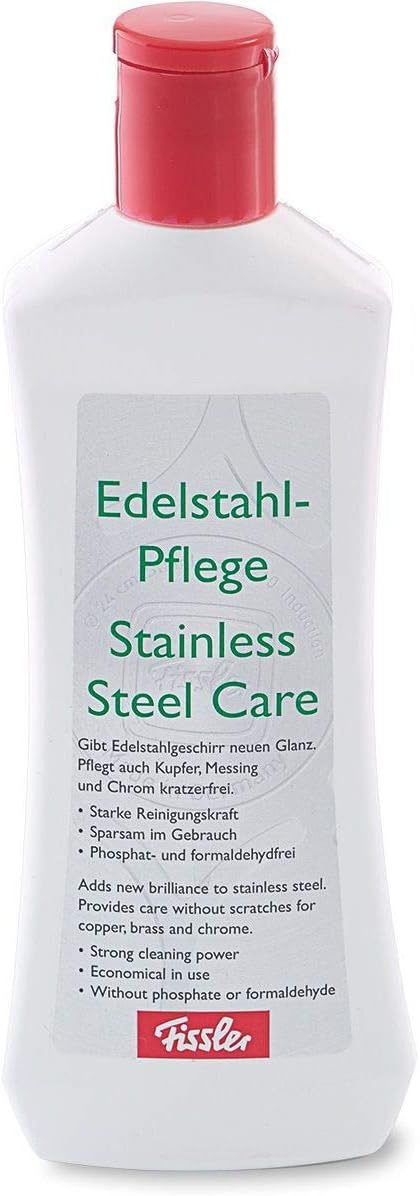 Fissler Stainless Steel Care - Phosphate-Free, Biodegradable Cleanser for Polishing & Restoring Shine