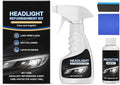 Dodorado Headlight Restoration Kit – No Sanding Required, Fast Cleaning & Ceramic Coating, Restores Yellowed Hazy Headlights for Plastic/Glass – Improves Night Visibility, Complete DIY Kit (1 Set)