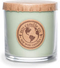 Eco Candle Co. Recycled Candle, Mother Earth, 6 oz. - Scents Of Grass, Hay, Cypress, Patchouli, Sandalwood, & Tonka Bean - 100% Soy Wax, No Lead, Kraft Paper Label & Lid, Hand Poured, Midwest Soybeans