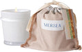 MERSEA Beach Bungalow Sandbag Candle, Scented Candle with Canvas Bag (6.5 oz)