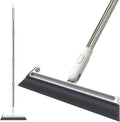 EHOMGUI Squeegee Broom for Floor, Floor Squeegee for Concrete and Tile Cleaning, Floor Scrubber with Long Handle for Bathroom, Kitchen, Shower, Tile, Pet Hair, Fur, Foam Cleaning