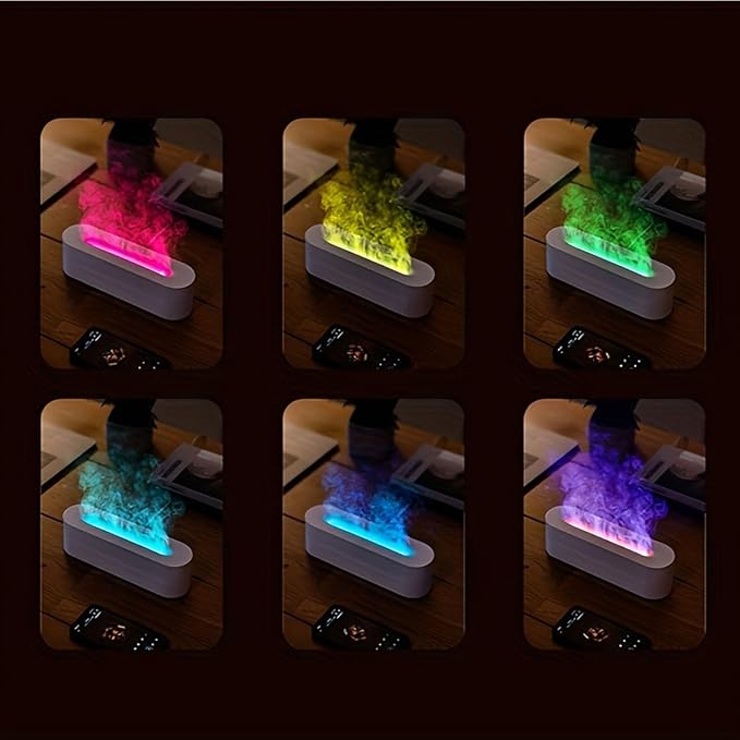 Aromatherapy Essential Oil Diffuser, Timer Off Flame Humidifier, 150ml Capacity, for Yoga, Home, Office, School,Black