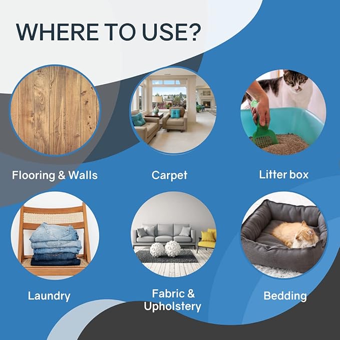 Odorcide Cat Odor-Off Concentrate Pet Smell Odor Eliminator Bundle – Cat Odor Eliminator Concentrate for Pet Urine Odor, Tomcat Spray for Cat Urine Smell, Feces on Carpet & Litter Boxes