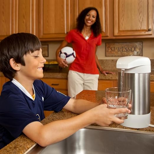WaterChef C7500 Premium Countertop Water Filter System with Intelligent Monitor (White), 1,000 Gal., Certified for 78 Contaminants, Made in USA