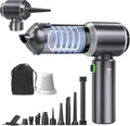 Ytnewin Car Vacuum Portable Cordless, Small Handheld Vacuum Cleaner with 24000PA High Power Suction, Mini Vacuum Cordless Rechargeable with One-Touch Empty, 10-in-1 Hand Vac for Car Home Office Dust