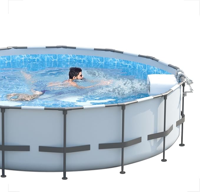 Swim Current Machine for Pool, 1:40/100 Yards Endless Pool Swimmer for Swimming Pools - 1-9 Grade Adjustable Current Swim Jet for Home Indoor/Outdoor Swimming Pool Exercise, Lap Training & Family Fun