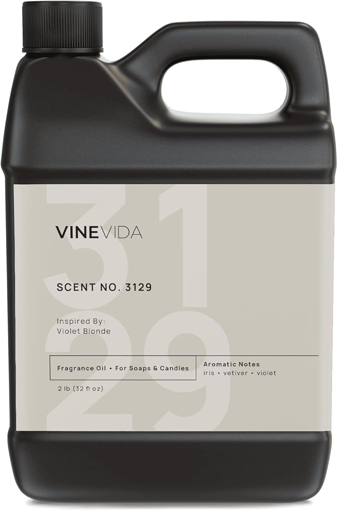 VINEVIDA Scent NO. 3129 Fragrance Oil - 32oz (2lbs) - Inspired by: Violet Blonde Fragrance Oil for Candle Making - Made in USA Candle Scents Scents for Soap Making
