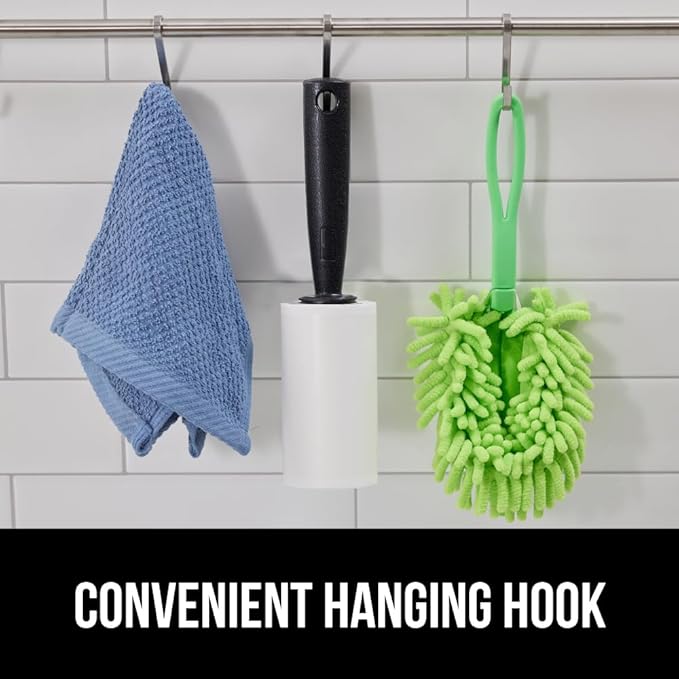 GORILLA GRIP Extra Grippy Lint Rollers, 380 Large Easy Tear Sheets, 2 Comfort Handles + 4 Refillable Rolls Included, Pet Hair Remover Brush, Clothes Furniture, Dog, Cat Animal Friendly Reusable Roller