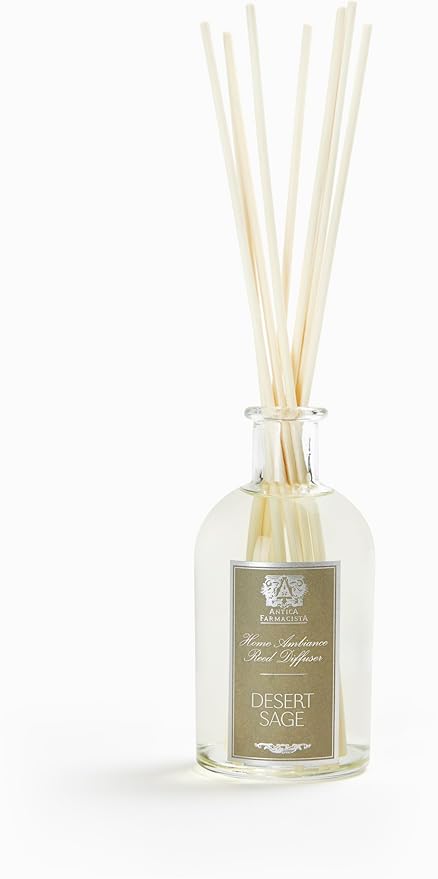 Antica Farmacista Home Ambiance Diffuser - Long-Lasting Reed Scent Diffuser - Luxury Room Freshener Gift - Desert Sage, 8.45 fl oz