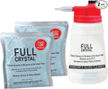 Full Crystal Window Cleaning Kit- 8 oz Glass Cleaner and Bottle with 27ft Reach will clean up to 40 Windows- Scrub Free, Rinse Free Glass Cleaner Spray Removes Dirt, Grime and Water Deposits