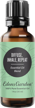Edens Garden Diffuse, Inhale, Repeat Essential Oil Blend- 100% Pure Premium Grade, Undiluted, Natural, Therapeutic, Aromatherapy, The Best for Candle, Laundry, Humidifiers 30 ml (1 fl oz)