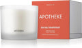 Apotheke 3-Wick Scented Candles for Home, Sea Salt Grapefruit - 26 oz Soy Wax Jar Candle Gift for Women - Long-Lasting Fragrance with Perfume-Grade Essential Oils - Pepper, Dew Drops & Tarragon