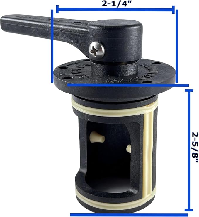 RV40311KIT (073481) Noryl Diverter Kit with Cap & Handle | Direct Replacement of 073481 | Essential Pool Maintenance Accessory - Upgrade Your Pool's Performance Now!