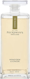 Pecksniffs Prestige 500ml Bath Soak Decanter Honeydew & Ginger