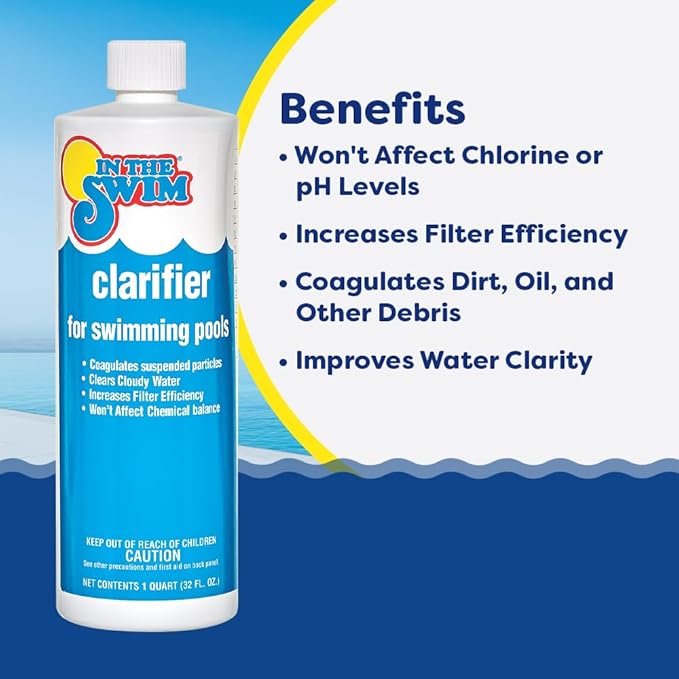 In The Swim Opening Kit and Chlorine Bundle - Pre-Measured Opening Kit for Easy Use - 10 Pound Bucket of 3-Inch Stabilized Chlorine Tablets - Inground and Above Ground Pools Up to 7,500 Gallons