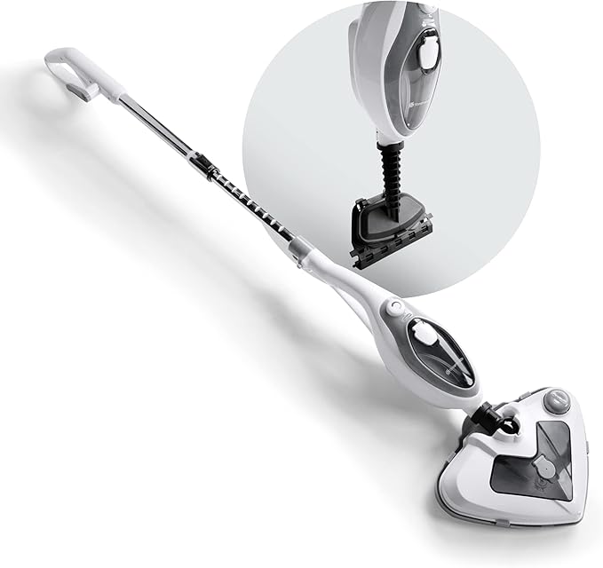 Steam & Go 10-in-1 Multi-Surface Steam Mop - Deep Clean & Sanitize with Heat