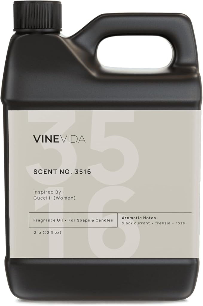 VINEVIDA Scent NO. 3516 Fragrance Oil - 32oz (2lbs) - Fragrance Oil for Candle Making - Made in USA Candle Scents Scents for Soap Making