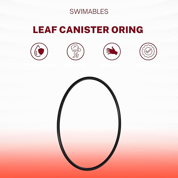 Swimables Leaf Canister Oring Replacement Compatible with Hayward Leaf Canister and Pentair Leaf Canister Oring AXW542 and R172223 | Compatible with Hayward W530, Hayward W560 and Pentair R211084K
