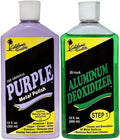 CALIFORNIA CUSTOM – Purple Metal Polish & Aluminum Deoxidizer Kit, No Silicone, Body Shop Safe, Great for Aluminum, Brass, Copper, Chrome, Silver, Stainless and Gold