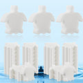 Patelai 40 Pcs Hot Tub Sponge Spa Cleaning Sponges for Hot Tub Oil Absorbing Cleaning Scum for Spa, Bathtub and Swimming Pool to Soak up Oils Bathtub Accessories(Sea Turtle Style)
