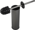 KLDKLD Toilet Brush and Holder Set Premium Material Toilet Bowl Cleaner Free Standing Toilet Bowl Brush and Holder 1pack Gun Grey