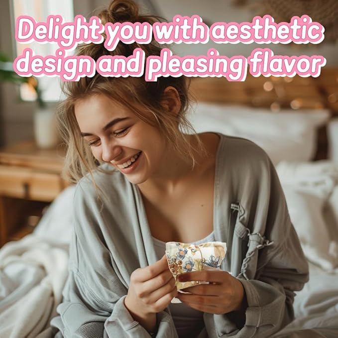 AUCUDA Christmas 4pcs Sandalwood Scented Sachet Bags for Drawers and Closets Decorations, Potpourri Packets for Women Clothes Storage, Winter Holiday Fragrance Pillow for Bedroom Indoor, Fresheners.