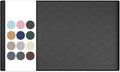 URMONA Under Sink Mat for Kitchen Waterproof, 19" x 12" Silicone Under Sink Mat for Shelf Liner Organizer, Cabinet Sink Protector Under Sink Liner for Bottom Kitchen, Bathroom(Black)