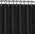 Premium Shower Curtain Liner, 72"W X 72"H - PVC-Free, 6G PEVA Shower Curtain with 12 Rust Proof Grommets And Magnet-weighted Bottom Hem - Moisture Stain Proof Shower Curtain Liner - Black