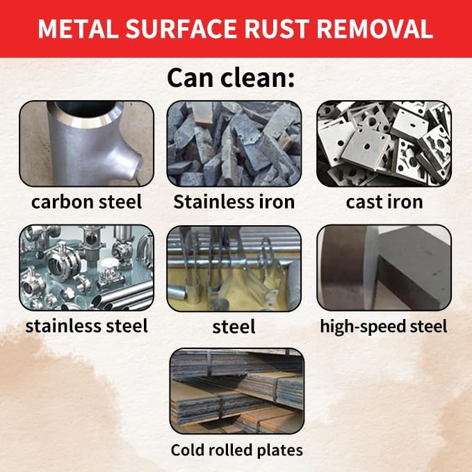 Stainless Steel Rust Stain Remover & Cleaner 1 Gallon- Quickly Cleans Stainless Steel Appliances, Furniture, Commercial Equipment, Grills, Sinks, and Tools | Powerful & Safe Metal Rust Remover