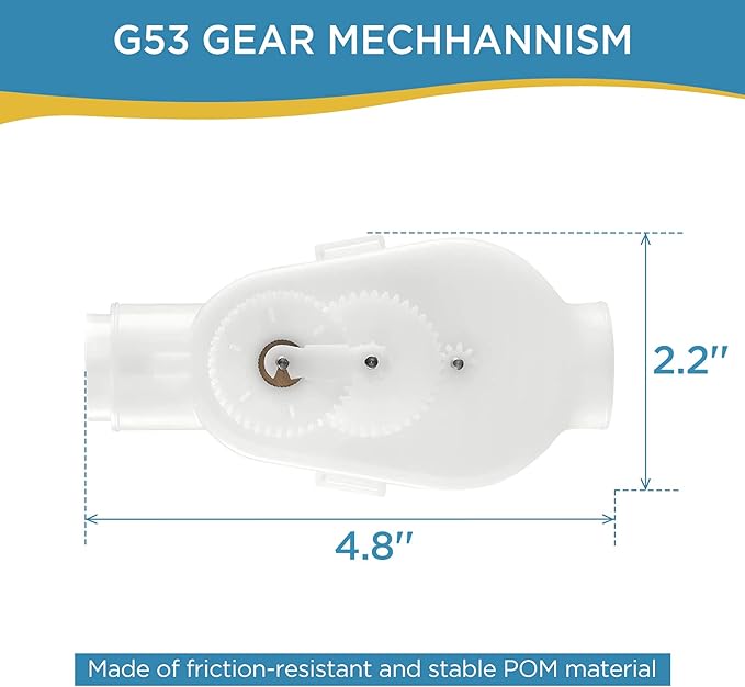 Upgraded G52 Backup Valve Replacement Kit for Polaris Pool Cleaner, Compatible with Polaris 180,280,380,480,3900 Pool Cleaner, The Valve Body has Been Reinforced, Longer Life Than Zodiac G52