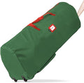 Handy Laundry Rolling Tree Storage Bag - For 7.5-Foot Artificial Christmas Holiday Tree, Zippered Bag, Carry Handles, Wheels for Easy Transport - Protects Against Dust, Insects, and Moisture (Green)