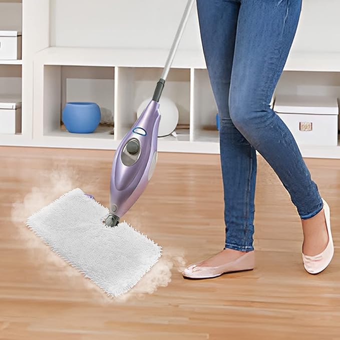 Steam Mop Replacement Pads for Shark Steam Mops S3500 Series S3501 S3601 S3550 S3901 SE450 S3801CO S3601D S2901 S2902 Steam Pocket Mop Pads Floor Cleaning Microfiber Reusable for Shark Mop Pads,6 Pack