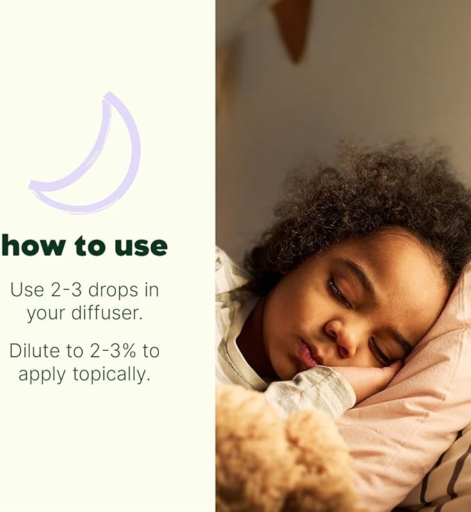 Plant Therapy Kids Sweet Slumber Essential Oil Blend 30 mL (1 oz) 100% Pure, Undiluted, Relaxing Aromatherapy for Sleep
