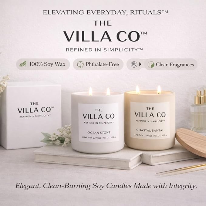 Lavender Ember | Scented Candle for Women & Men | Hand-Poured, Aromatic & Fragrant | 60 Hour Burn Time 12.7 OZ | Soy Based | Phthalate Free | Made in USA