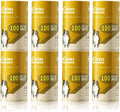 HapChron Extra Sticky Lint Roller Refills Only, Total 800 Easy Tear Sheets, Fits Most 3.9"-4" Standard Size Lint Roller with Inner Diameter at 1.5", Works Great On Pet Hair(Pack of 8)