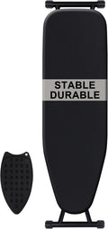 msezo Ironing Board-Foldable Adjustable Height Iron Board with Heat-Resistant Cover - Lightweight and Durable for Home Use